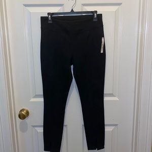 Faux suede leggings, NWT, Black